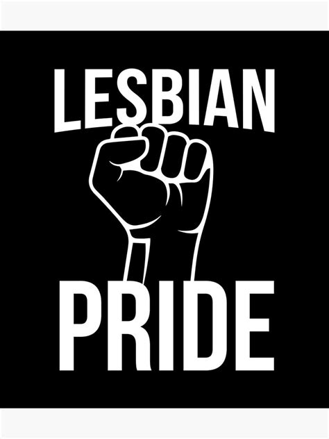 Lgbt Gay Pride Lesbian Lesbian Pride White Poster By Haselshirt Redbubble