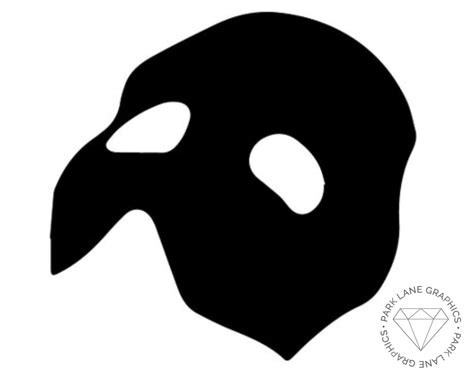 Phantom Mask Vinyl Sticker Decal Phantom Of The Opera Etsy