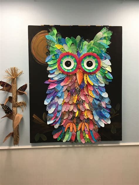 Collaborative Owl Created By Students And Staff At The Guthrie School