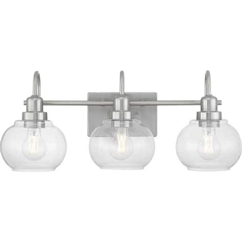 Have A Question About Home Decorators Collection Halyn 23 In 3 Light Brushed Nickel Bathroom