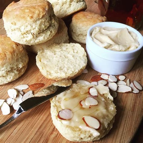Buttermilk Biscuits With Almond Liqueur Honey Butter