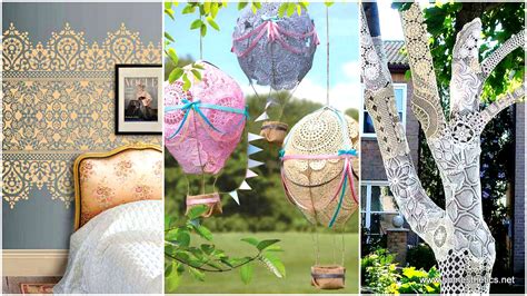 22 Charming And Beautiful Lace Diy Projects To Realize At Home
