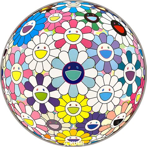 Takashi Murakami Flower Ball Cosmic Power Print Kumi Contemporary