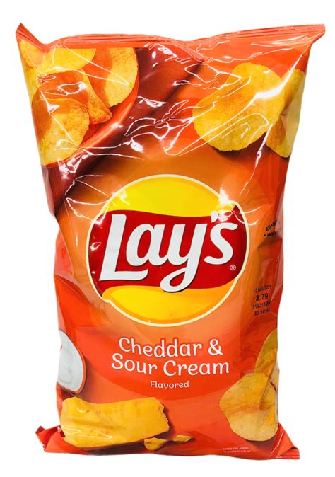Lays Cheddar And Sour Cream Flavored Potato Chips 775 Oz Lays Ebay