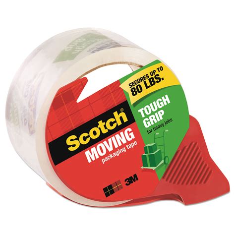 3m Scotch™ Tough Grip Moving Packaging Tape 3 Core 188 X 546 Yds