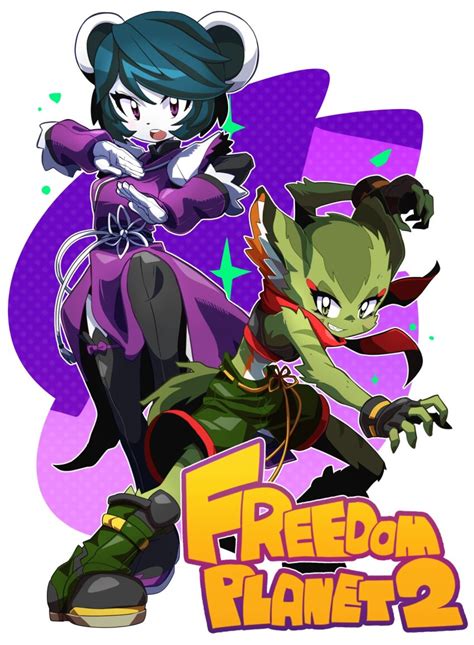 Sakurajyousui Nami Carol Tea Neera Li Freedom Planet Freedom Planet 2 Highres 2girls