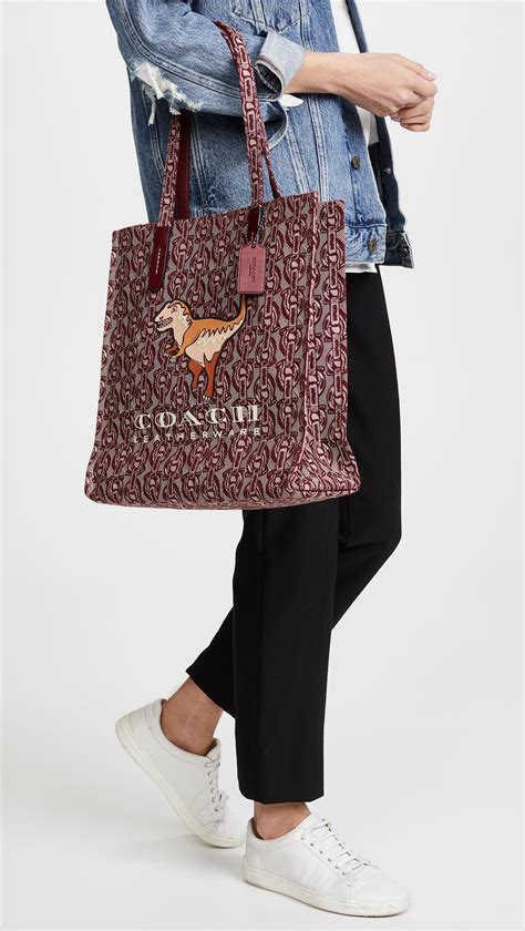 Coach Canvas Rexy Tote Lyst