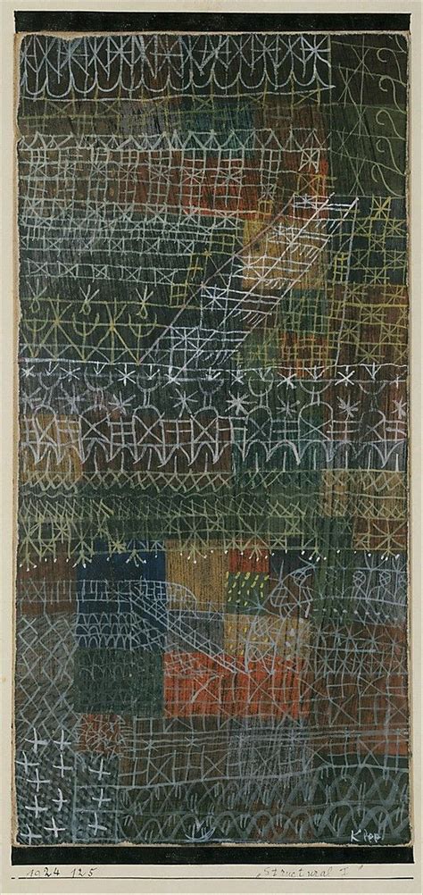 Paul Klee Structural I Musical Work Boulez