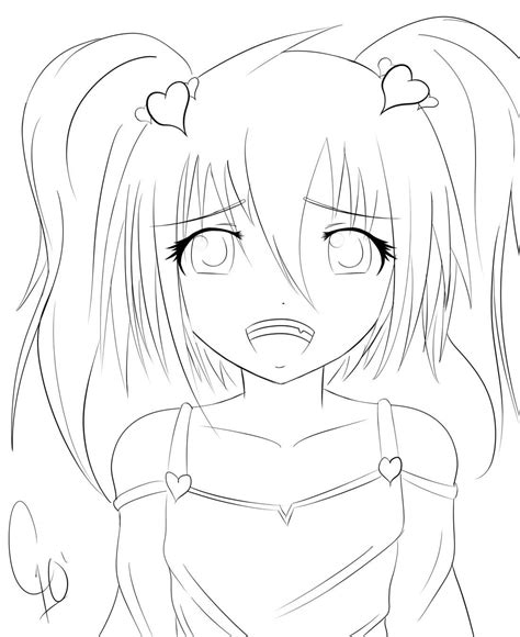 Basic Anime Body Coloring Coloring Pages