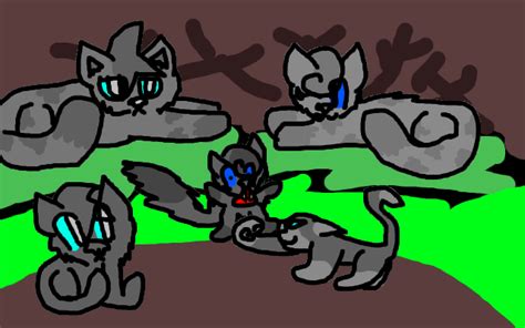 Willowshine And Jayfeather With Thier Kits By Obliviousnoodle On Deviantart