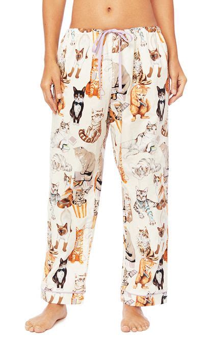 Saucy Cats Is What We Call This Pajama Pant Catlovers Pajama Pant
