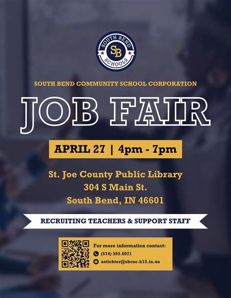 South Bend Community School Corp To Host Job Fair On Thursday