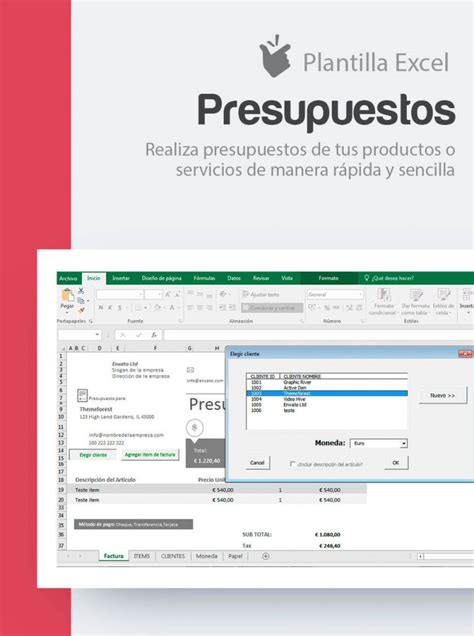 Plantilla Para Generación De Presupuestos Plantilla De Presupuestos