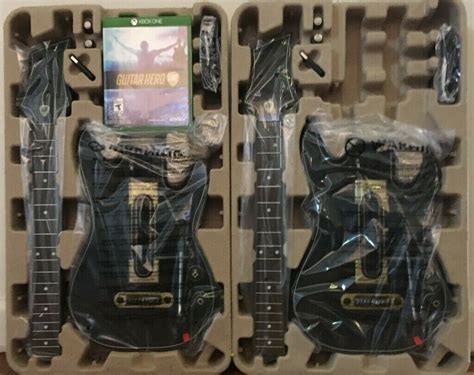 Guitar Hero Live Bundle Microsoft Xbox One Game And 2 Guitars And 2 Dongles