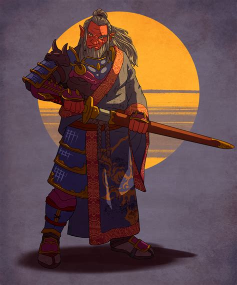 Oc Verann Hobgoblin Samurai Hobgoblin Character Art Dungeons And