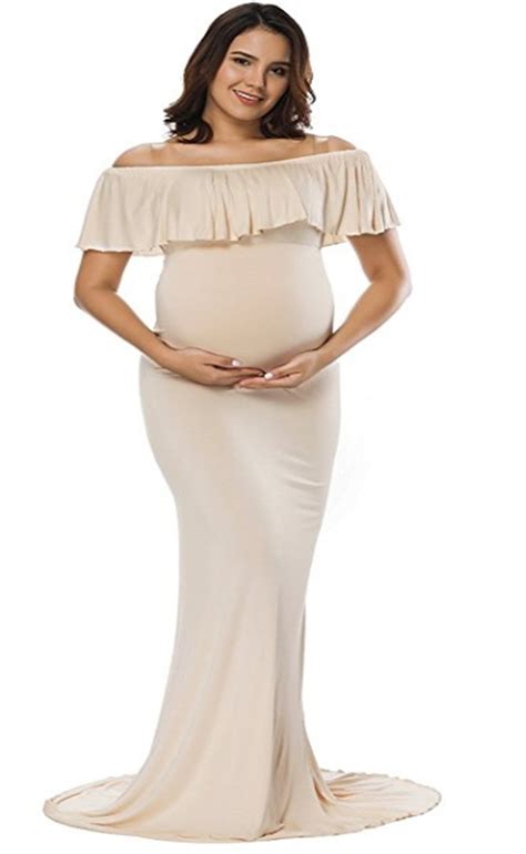 Maternity Dresses For Photo Shoot Fancy Sexy Womens Off Shoulder