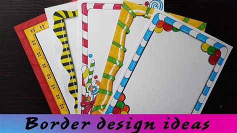 Project File Pages Border Designs For School Projects Easy Page