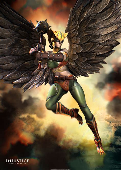 Hawkgirl Poster Picture Metal Print Paint By Dc Comics Displate