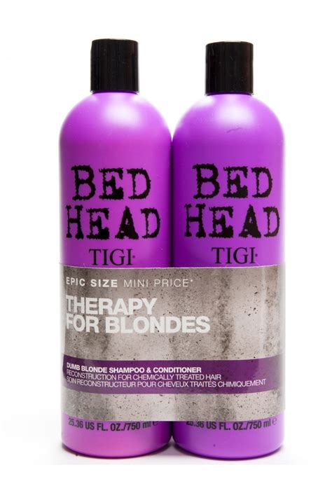 Tigi Bed Head Dumb Blonde Shampoo Conditioner Ml Stylishcare