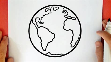 Como Desenhar O Planeta Terra Youtube