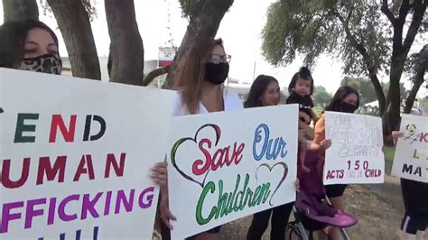 Human Trafficking Protest In Stockton California Youtube