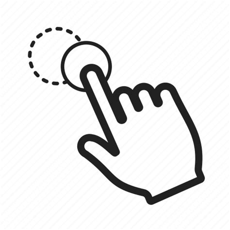 Click Cursor Finger Hand Mouse Pointer Tap Icon
