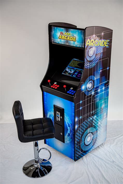 Full Sized Upright Arcade Game Featuring 60 Classic Games For Sale