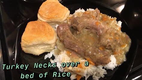 How To Make Turkey Necks Over A Bed Of Rice YouTube