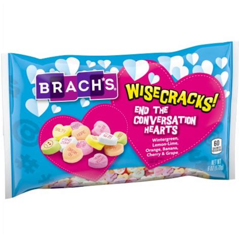 Brachs Wisecracks End The Conversation Hearts Valentine Candy 6 Oz