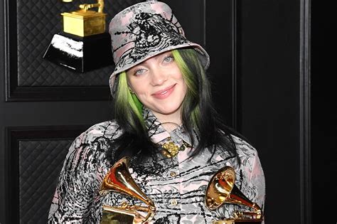 At the age of 18, she has become the youngest person to win album of the year at the 2020 grammy awards. Billie Eilish Grammy Nominations 2021 : Grammy-Gala 2021 ...