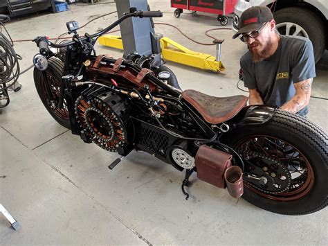 This one of a kind diesel powered motorcycle from Diesel Brothers