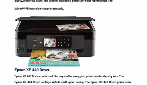 PPT - Quick and Complete Epson Expression Home XP 440 Printer Setup