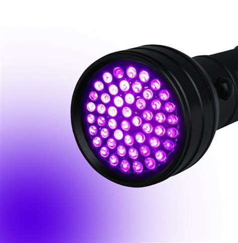 51 Led 395 Nm Uv Flashlight Ultraviolet Blacklight Aluminium Torch Lig