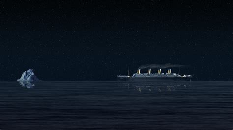 Wallpaper 2560x1440 Px History Iceberg Sea Ship Starry Night