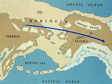 The Bering Strait Was Part Of Beringia And It Connected The Two Land