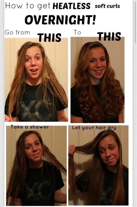 These expert hairstyles for sleeping will tame your coif and actually help your hair look better in the morning. Heatless Way To Get Perfect Curls Overnight | Trusper