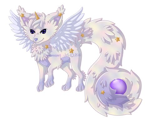 Winged Pearl Fox Auction Closed By Stormweaver Arts On Deviantart