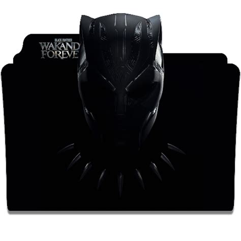 Black Panther Wakanda Forever 2022 Folder Icon By Pinoymayfire On
