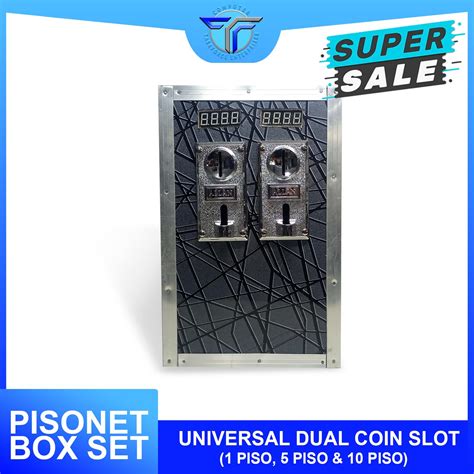 Pisonet Universal Twin Coinslot Coinbox For Peso Peso