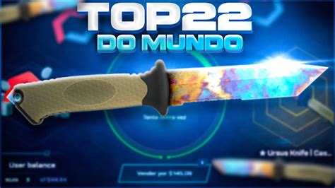 ganhei uma faca top 22 do mundo para um inscrito no csgo youtube