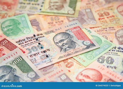 Indian Banknotes Stock Image Image Of Asia Budget 264274525