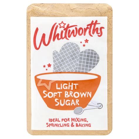 Whitworths Light Soft Brown Sugar 500g Long Life Milk And Sugar