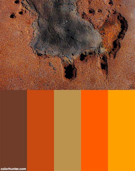 Rust Color Palette Rust Color Rust Color Schemes Color