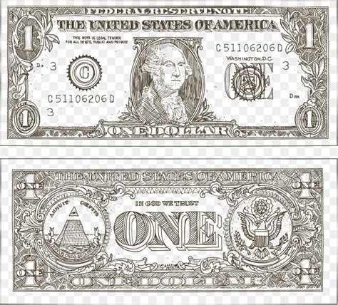 Paper Cash Banknote United States Dollar United States One Dollar Bill