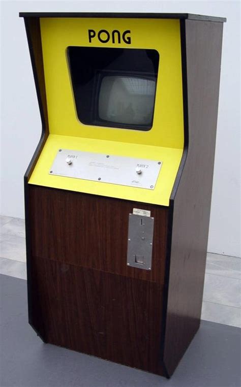 Original Pong Game By Atari Arcade Game Machines Arcade Games Retro