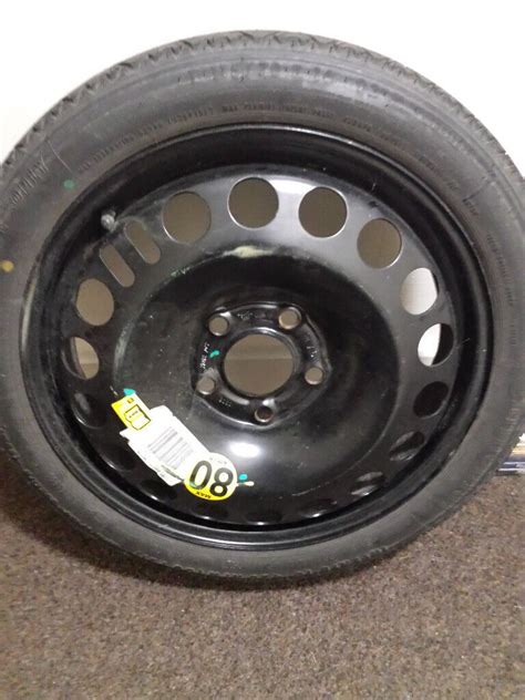 Space Saver Emergency Spare Wheel Gm Vauxhall 5 Holes New Tyre In