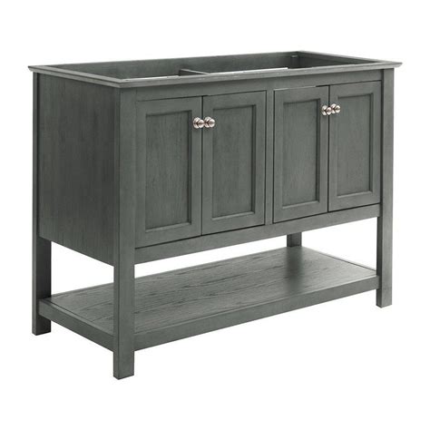 Included project source white venice vanity top a higher height painted it white. Fresca 48 Inch Manchester Double Sink Vanity Without Top ...