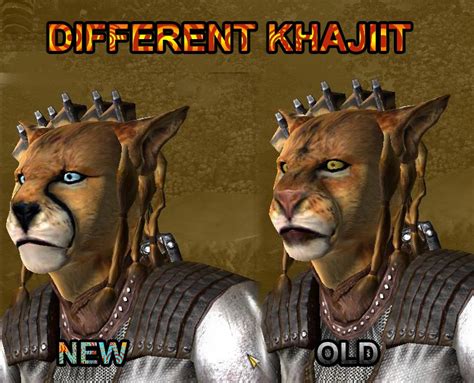 different khajiit [the elder scrolls iv oblivion] [mods]