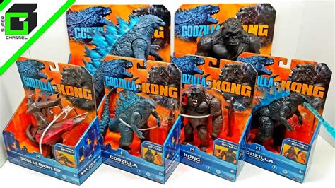 Godzilla Vs Kong Godzilla And Kong Action Figure Set Lot Playmates New