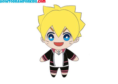 How To Draw Boruto Easy Drawing Tutorial For Kids
